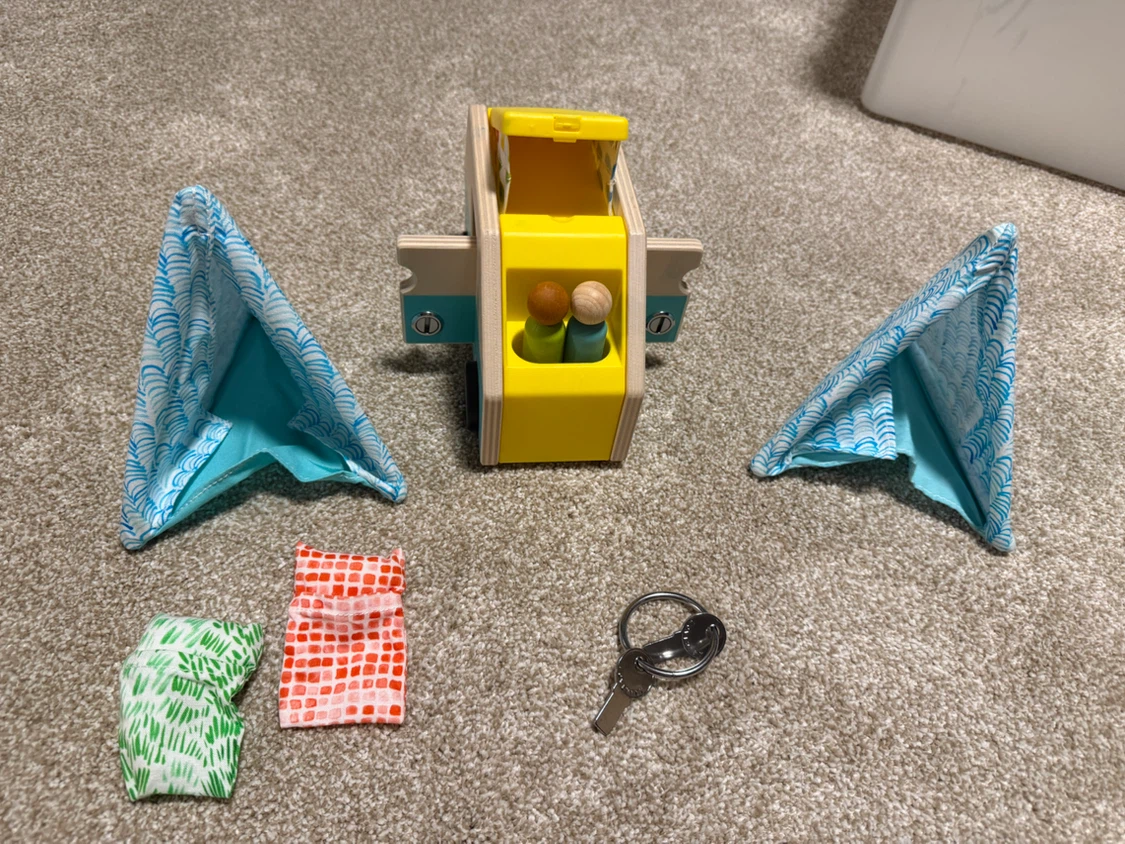 Lovevery Wooden Camper + Camping Set - photo 2