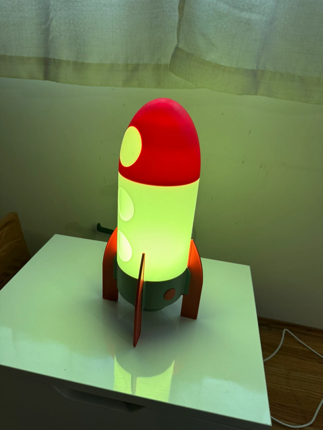 Rocket Ship Table Lamp