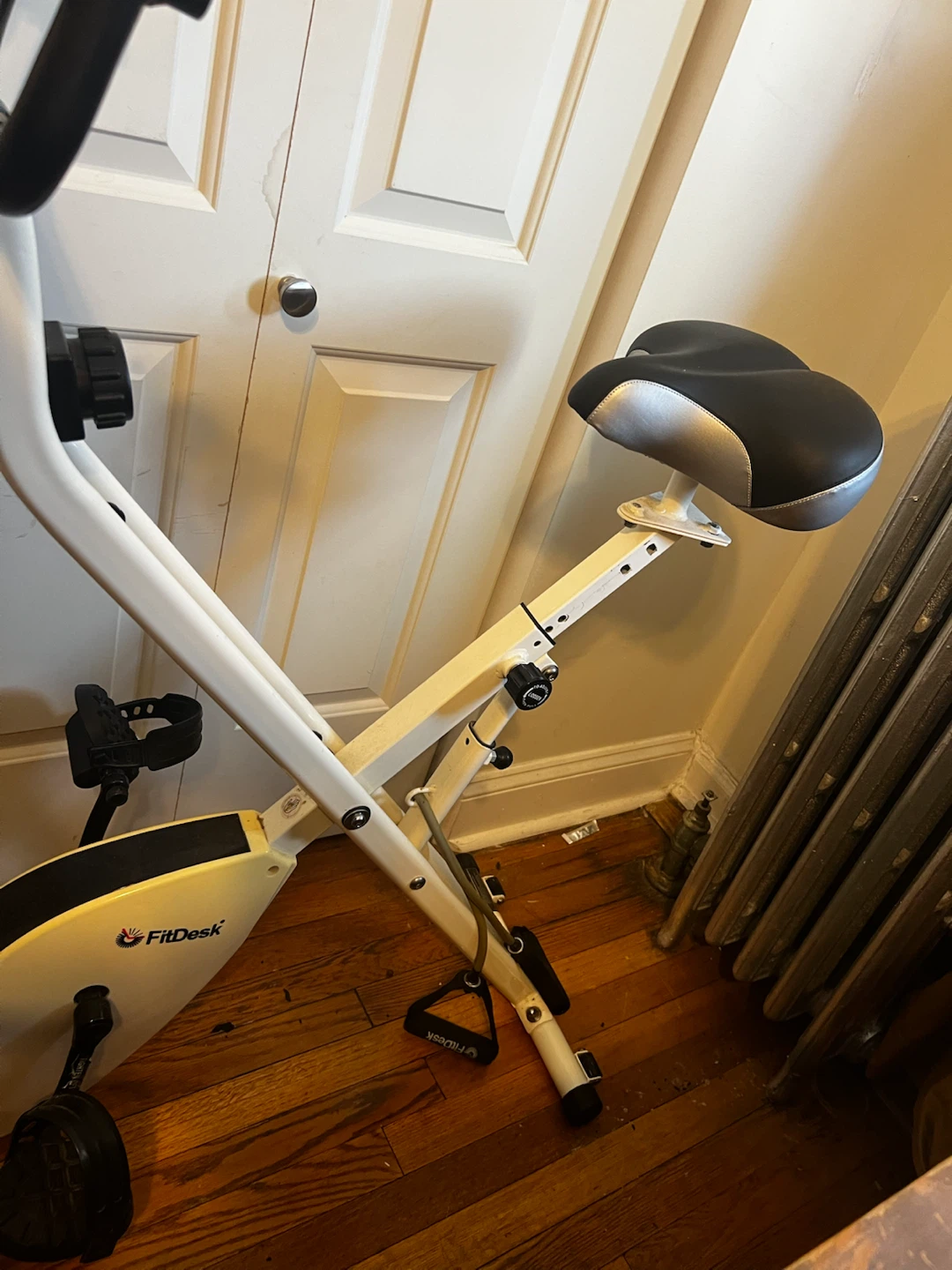 FitDesk Folding Exercise Bike