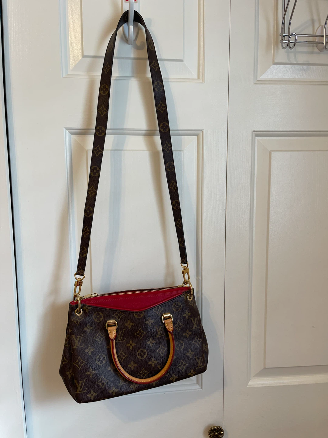 Louis Vuitton Pallas BB Cerise Monogram Canvas Bag