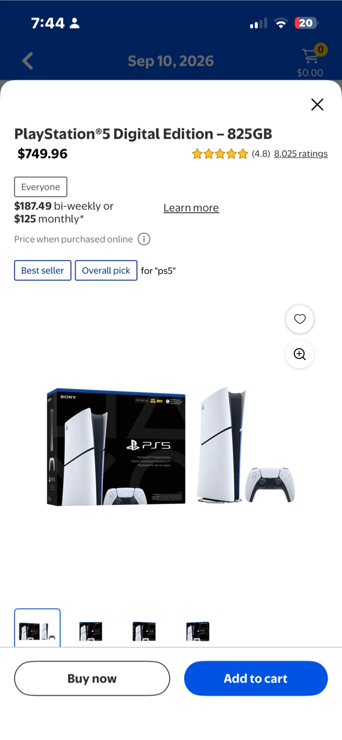Brand new PlayStation 5 Digital edition 825GB