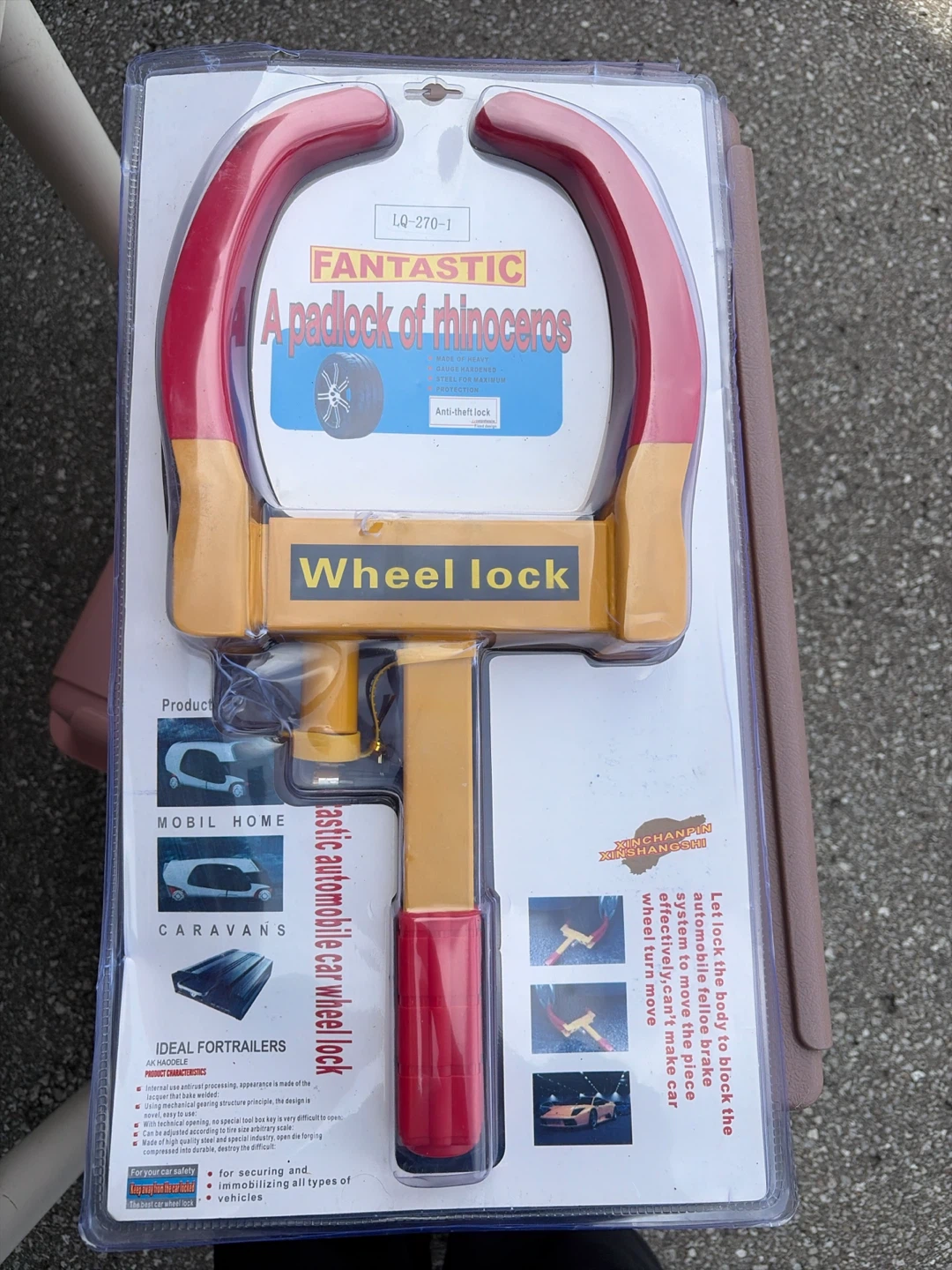 Fantastic A Padlock of Rhinoceros Wheel Lock