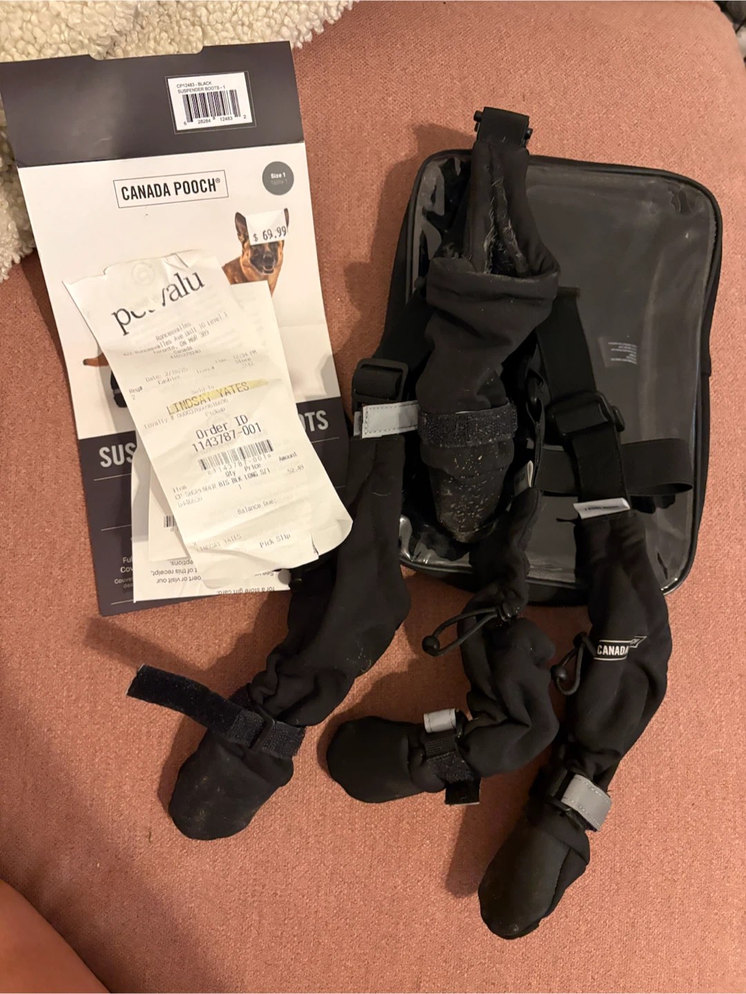 Canada Pooch Suspender Dog Boots