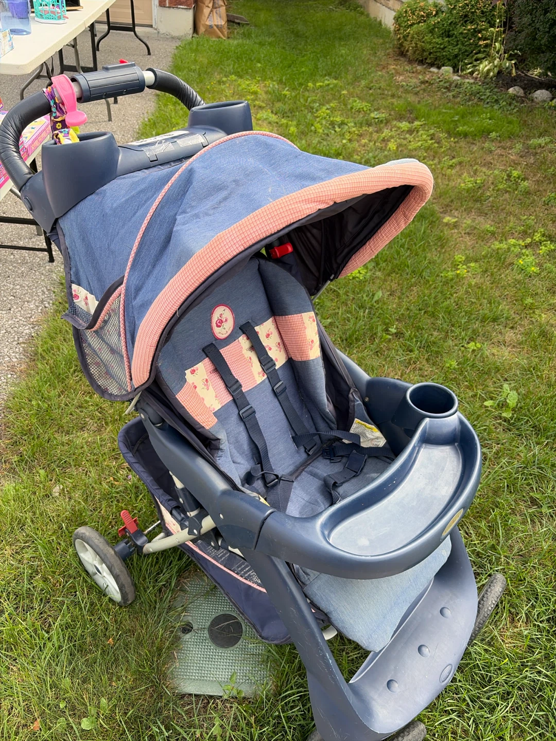 Graco Child Stroller Blue and Pink