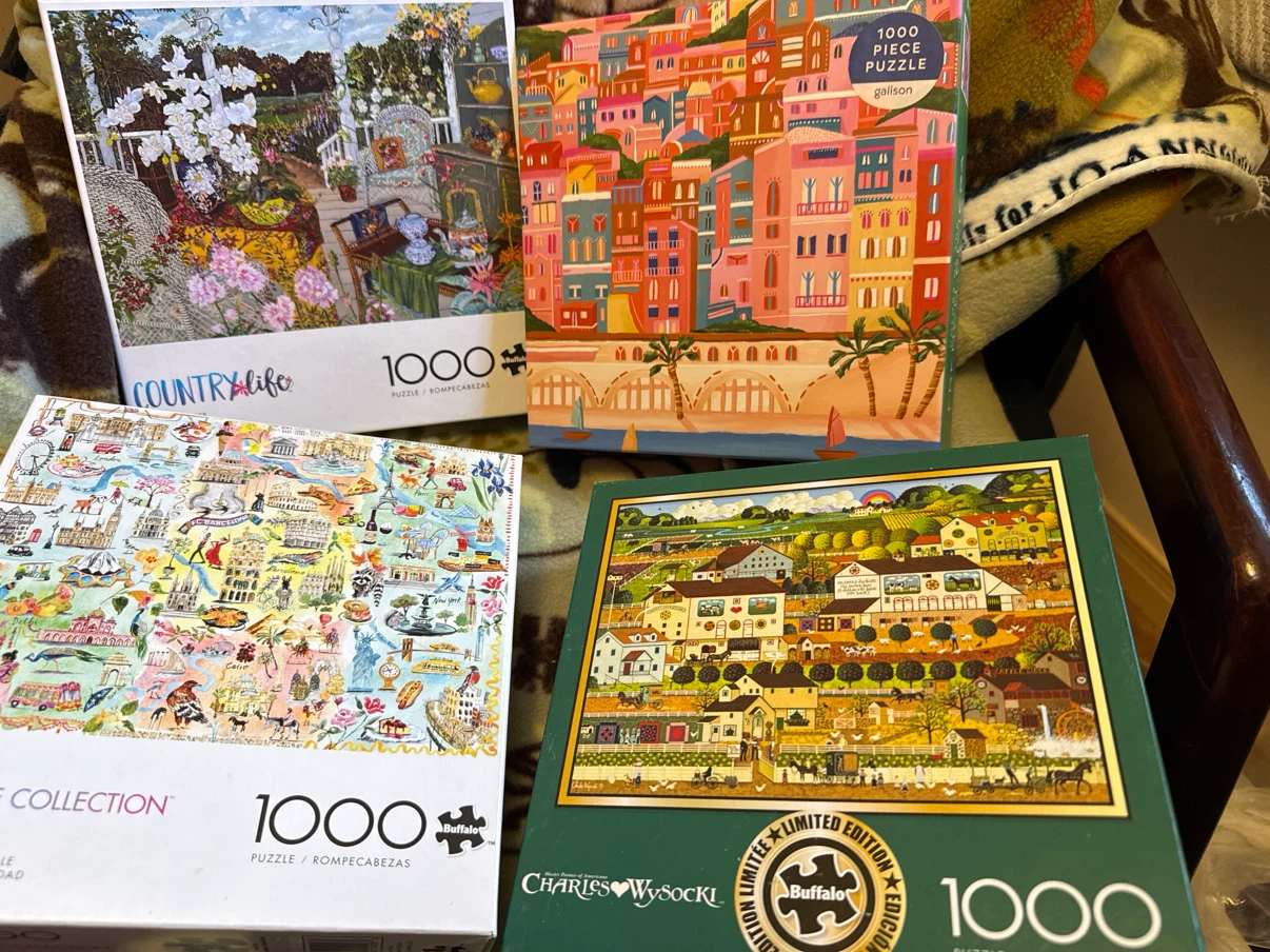 Set of 4 Buffalo and Galison 1000-Piece Puzzles - photo 2