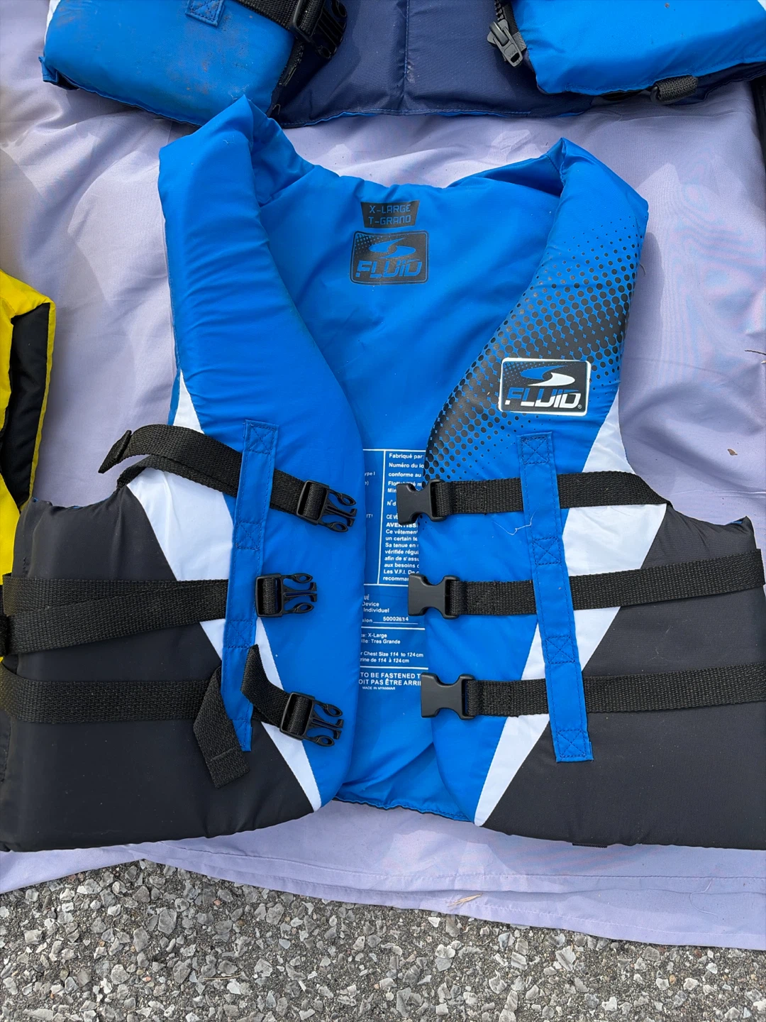 Fluid Life Jacket X-Large Blue