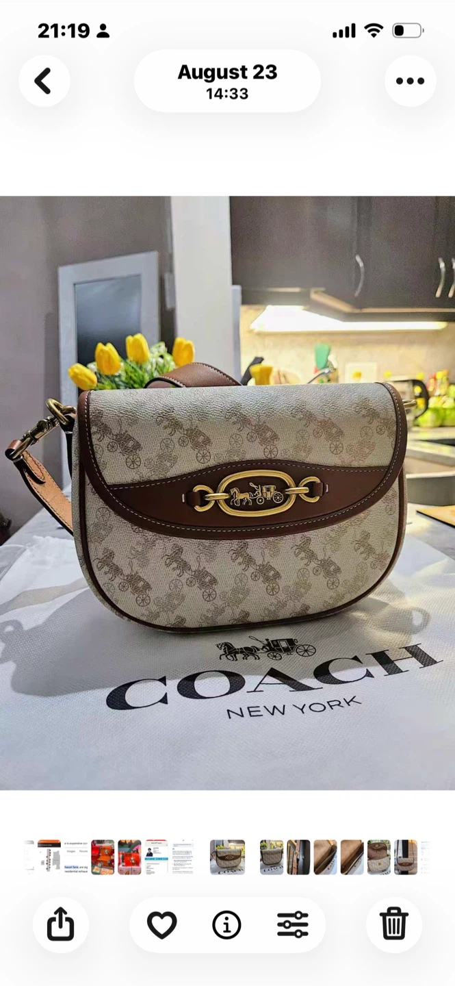 Coach Horse and Carriage Saddle Bag - NEED TO SELL EVERYTHING