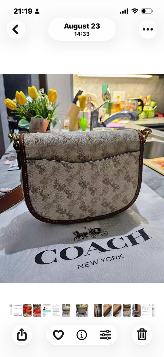 Coach Horse and Carriage Saddle Bag - NEED TO SELL EVERYTHING - photo 2