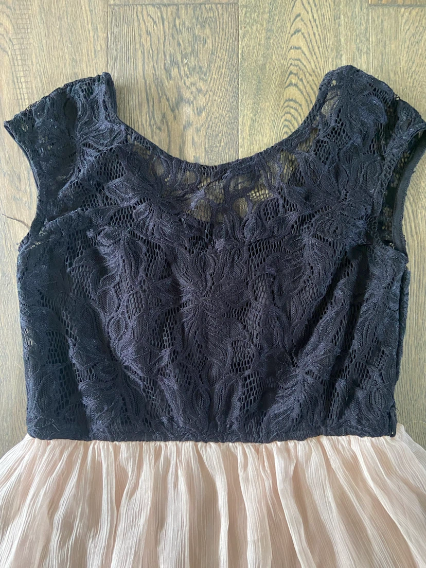 Dynamite Black and Peach Dress M - photo 3