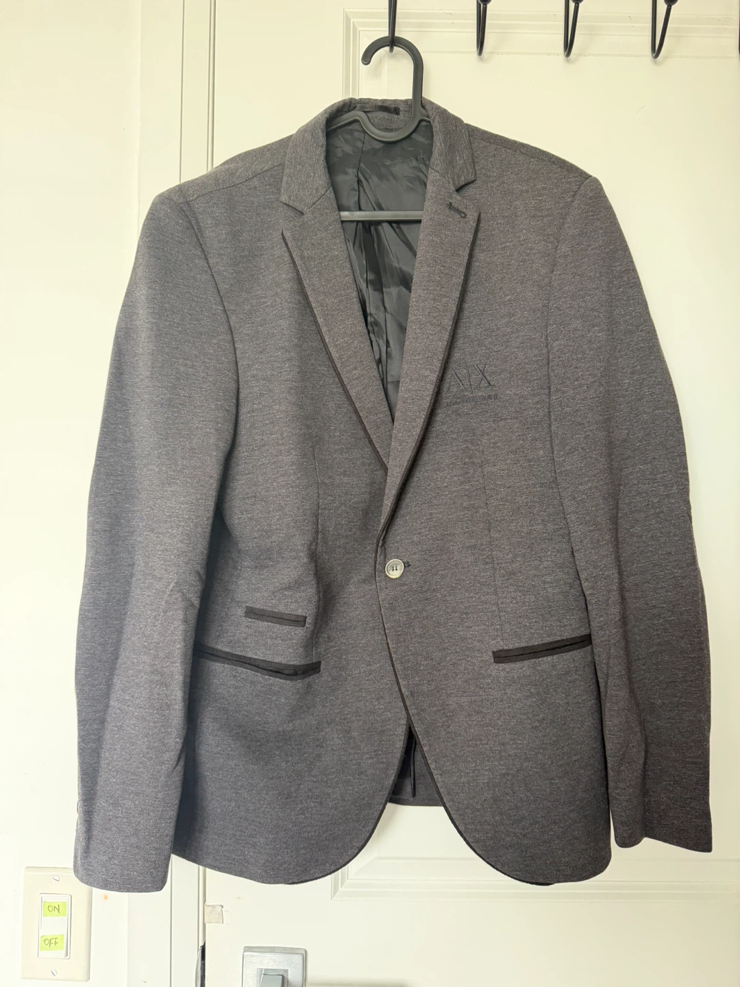 Armani Exchange Grey Blazer