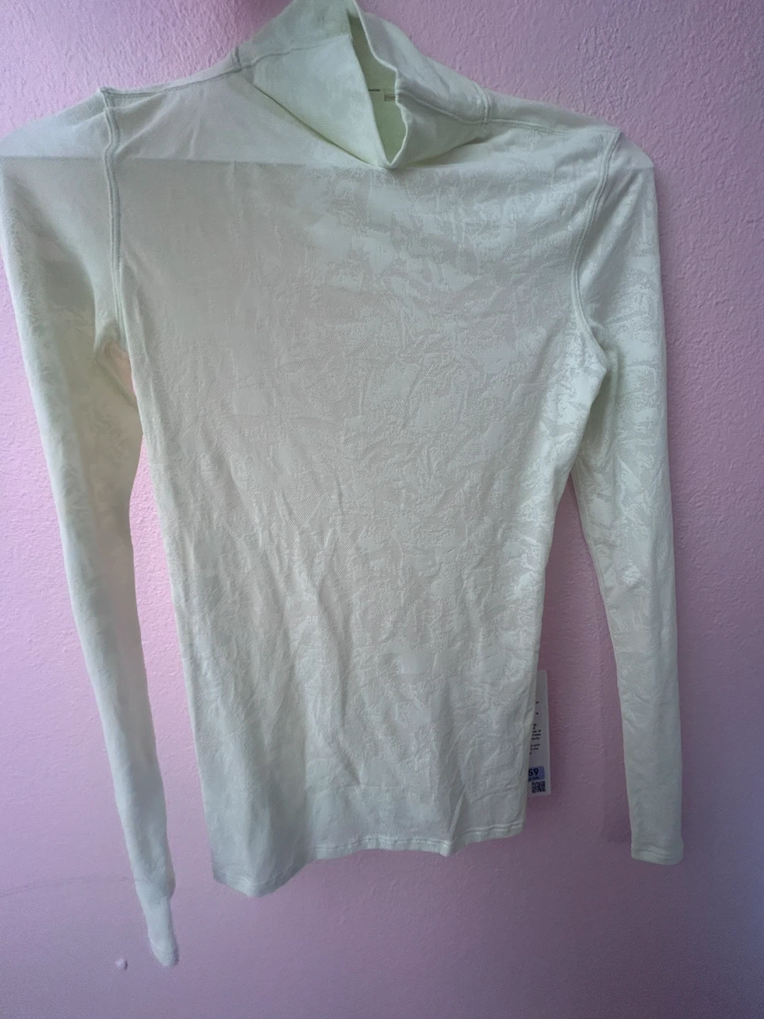 Slim for jacquard turtle neck