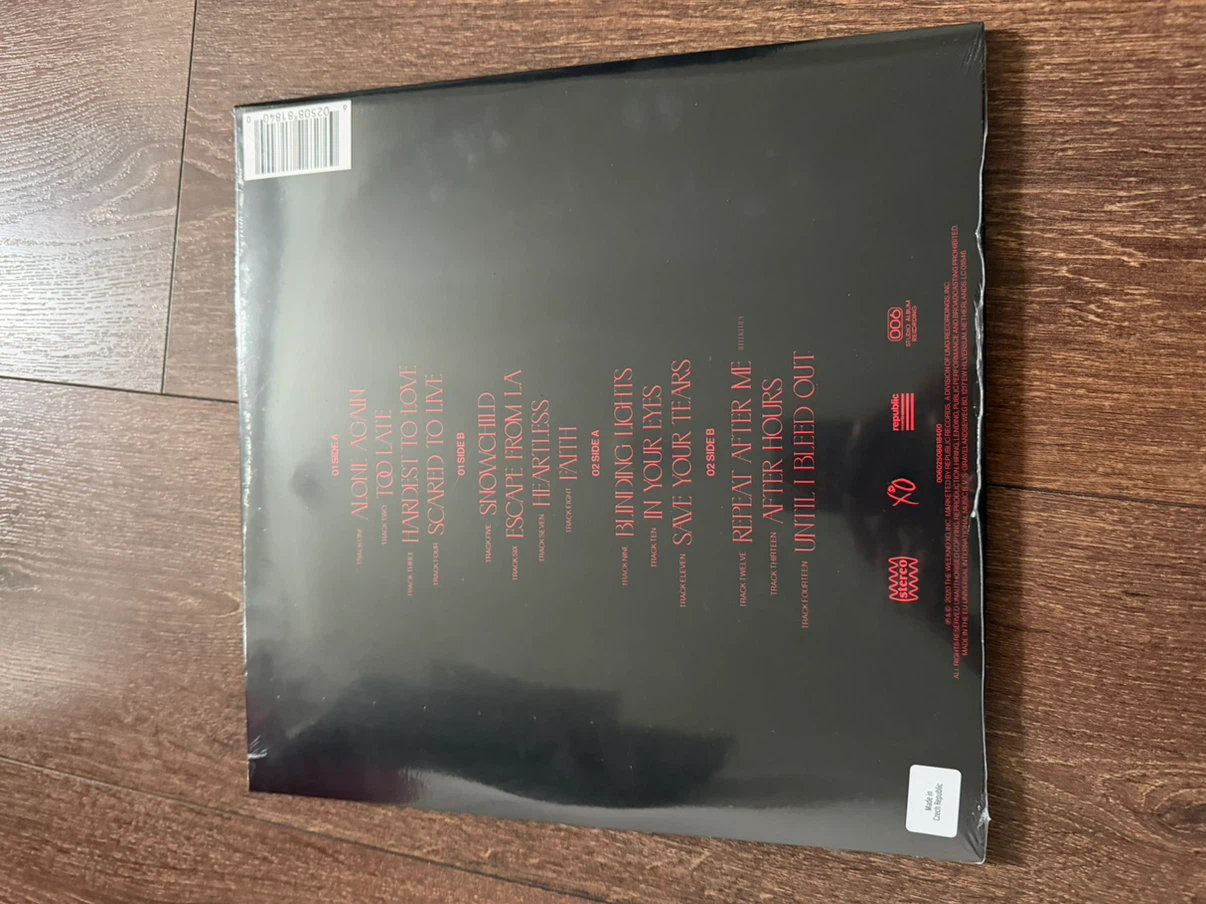 The Weeknd After Hours Vinyl Record - photo 2