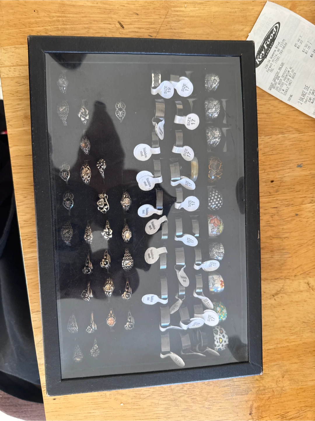 Large Collection of Stainless Steel Fashion Rings