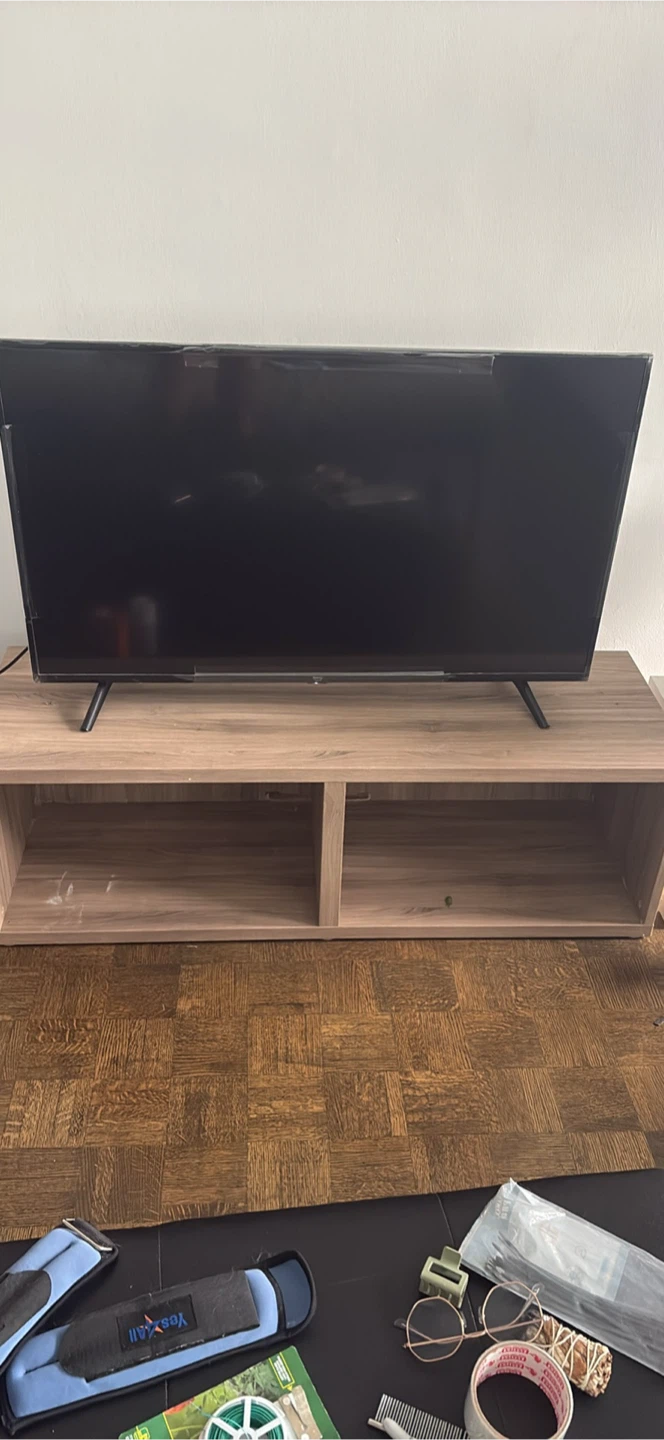 Wood Grain TV Stand - photo 2