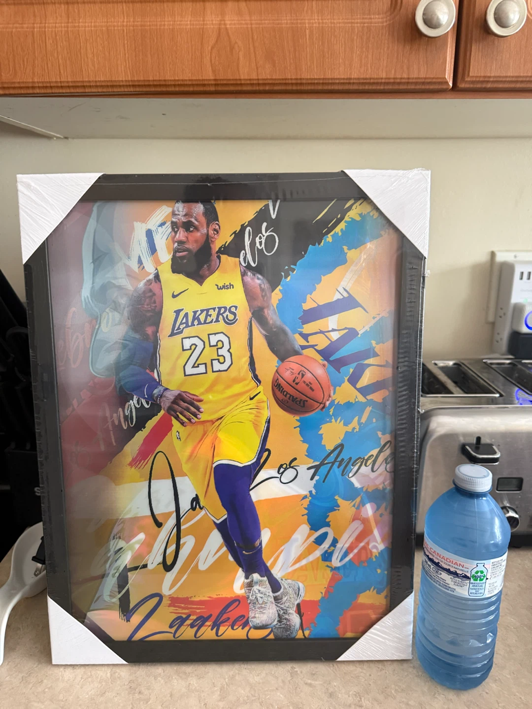 LeBron James Lakers Framed Poster