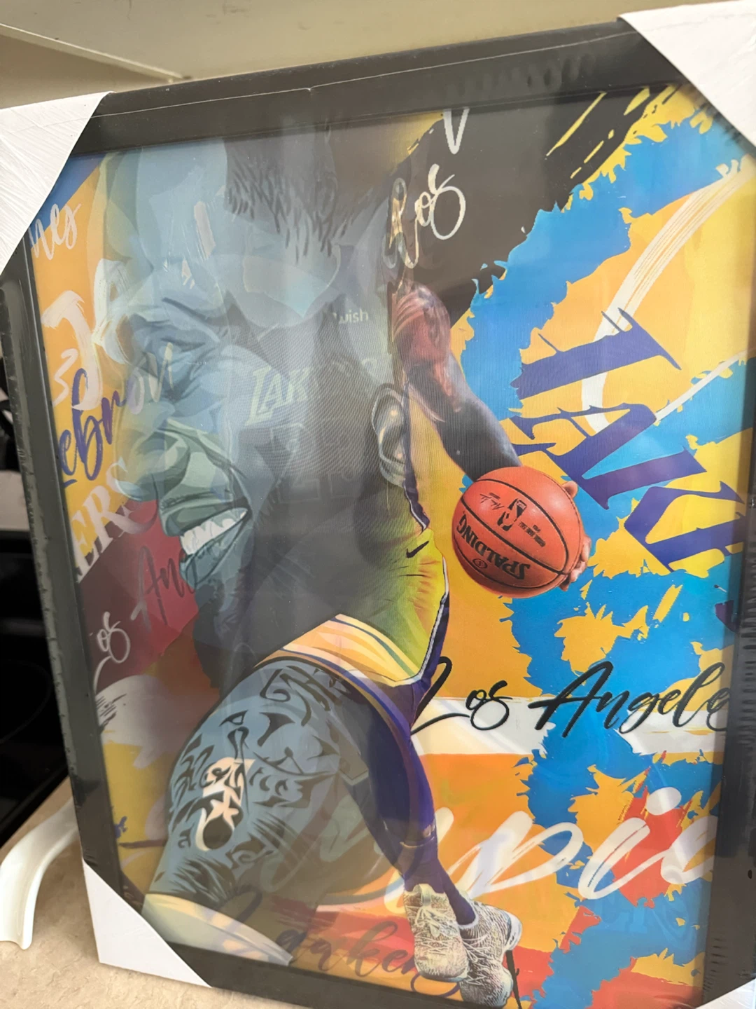 LeBron James Lakers Framed Poster - photo 3