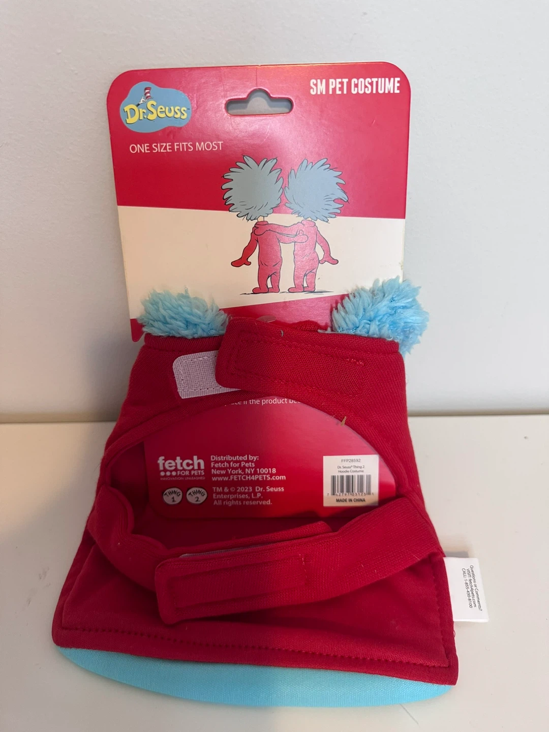 Dr. Seuss Thing 2 Small Pet Costume - photo 2