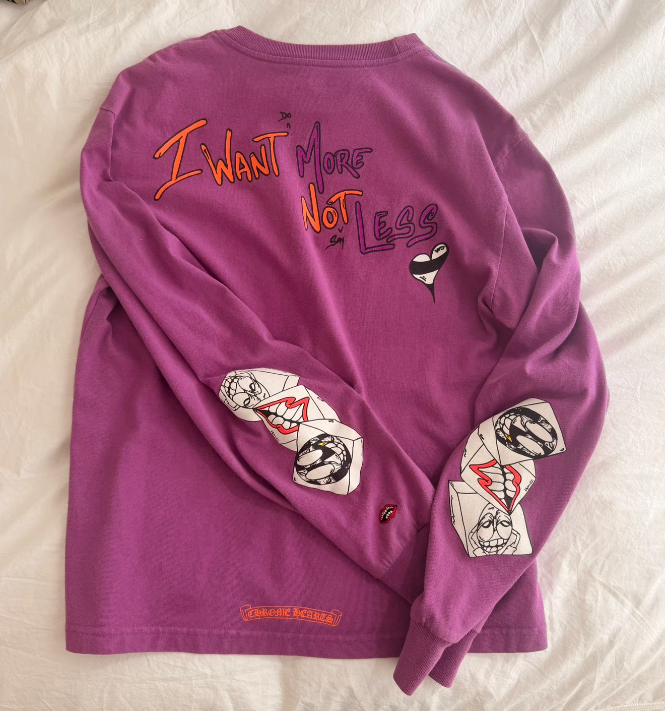 Chrome Hearts Long Sleeve T-Shirt Purple