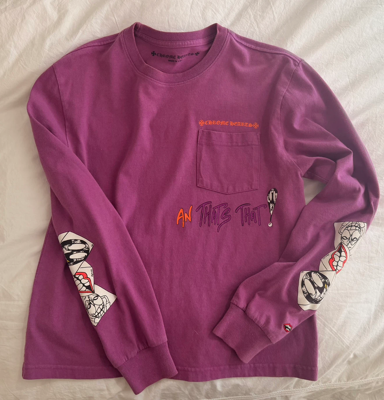 Chrome Hearts Long Sleeve T-Shirt Purple - photo 5