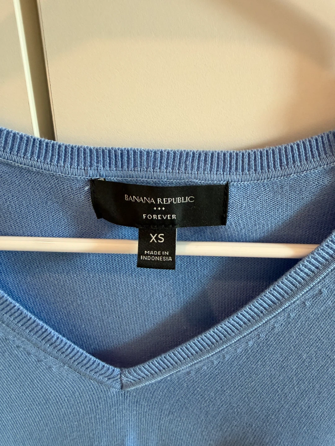 Banana Republic Light Blue V-Neck Sweater - photo 2