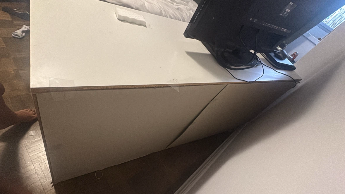 White 6-Drawer Dresser - photo 2