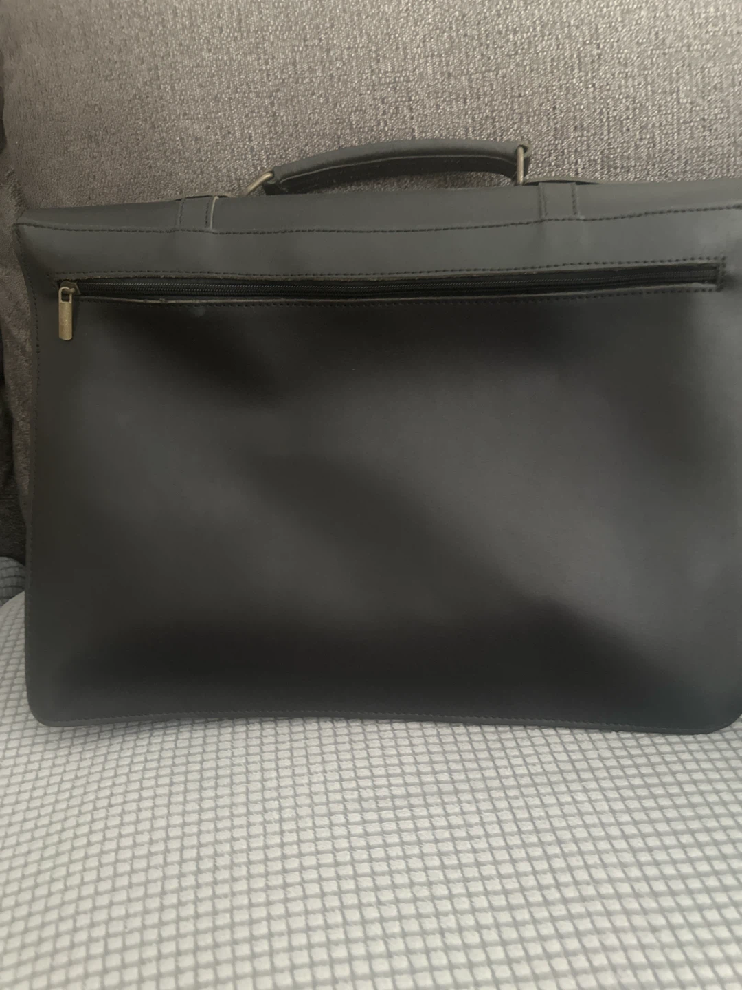 Black Leather Briefcase - photo 2