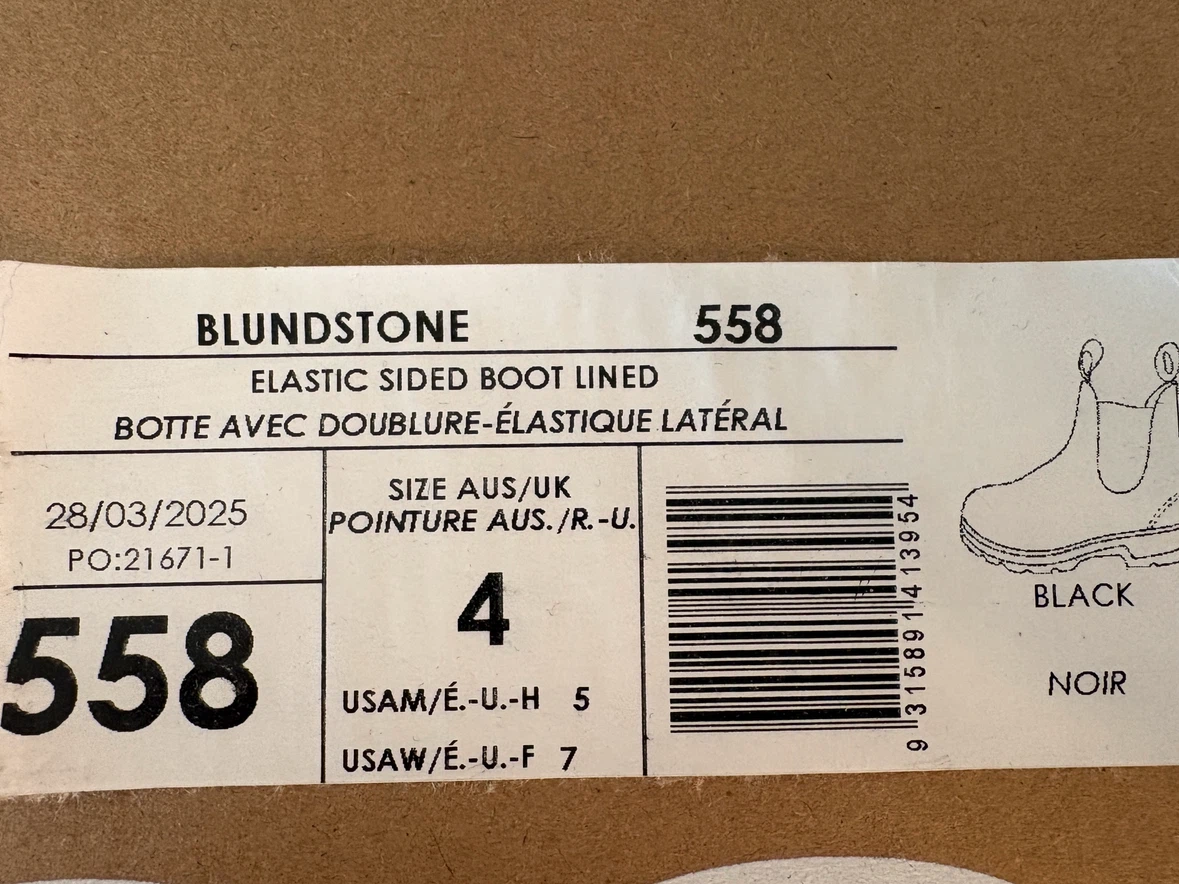 Blundstone 558 Black Boots (US Men’s 5) - photo 3