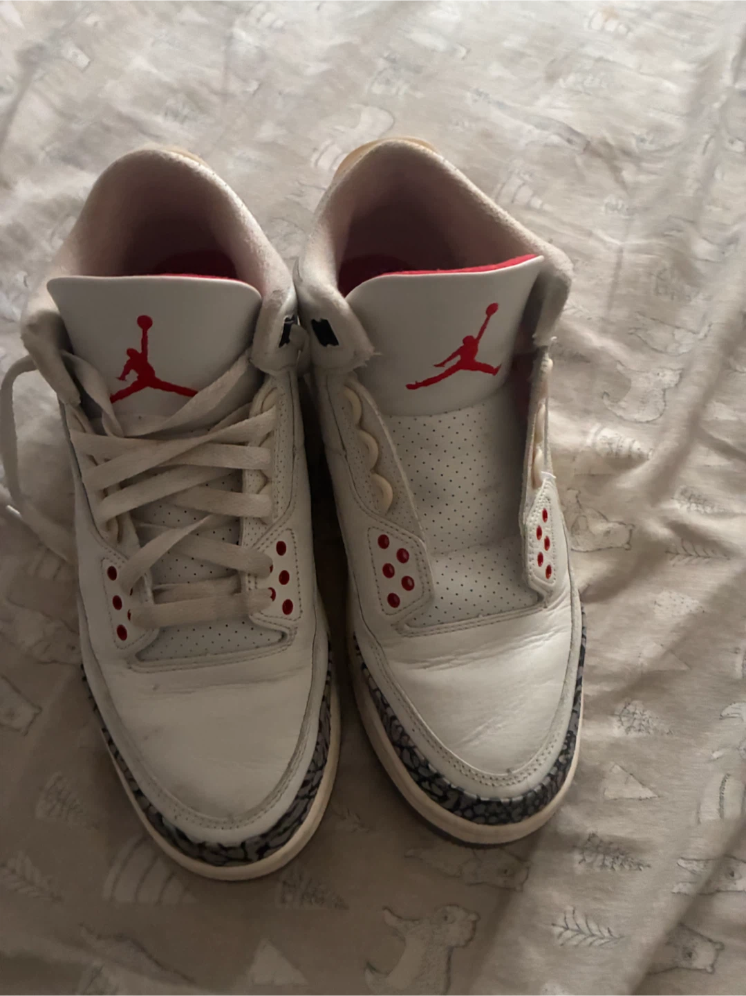 Nike Air Jordan 3 White Cement Reimagined Size 9 - photo 2