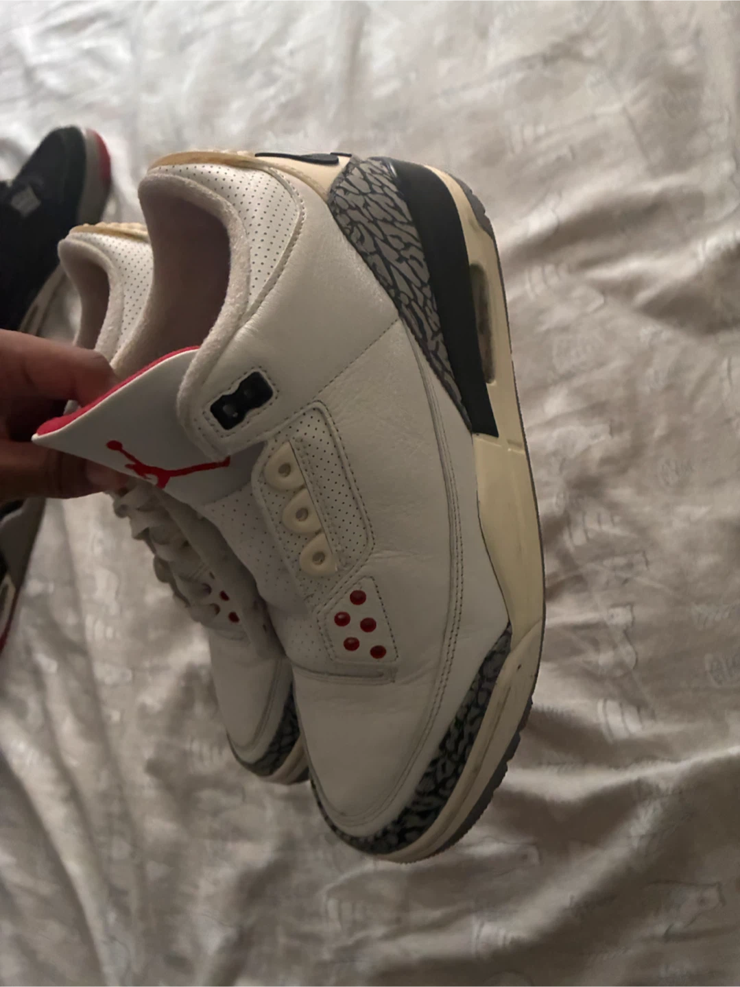 Nike Air Jordan 3 White Cement Reimagined Size 9 - photo 3
