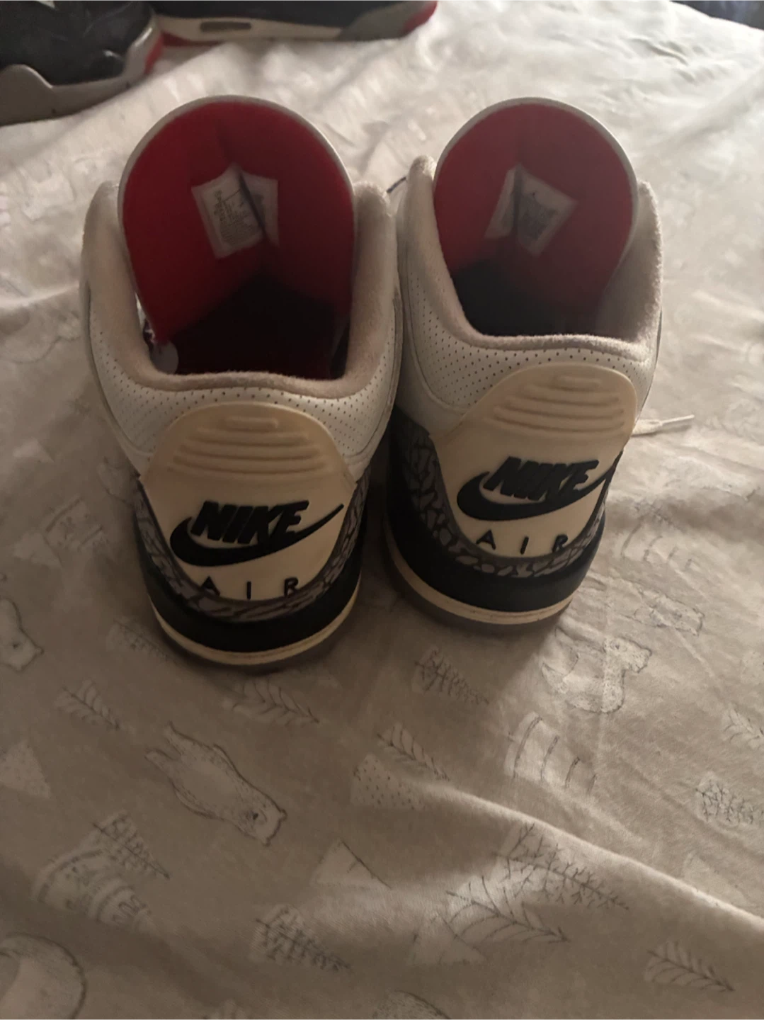 Nike Air Jordan 3 White Cement Reimagined Size 9 - photo 4
