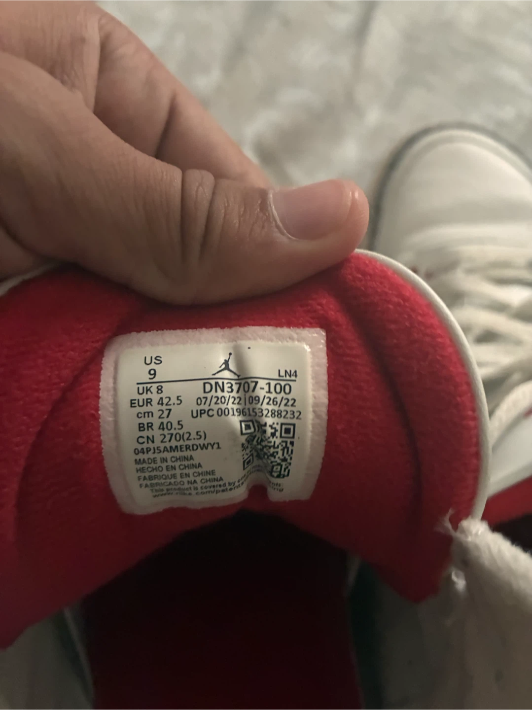 Nike Air Jordan 3 White Cement Reimagined Size 9 - photo 5