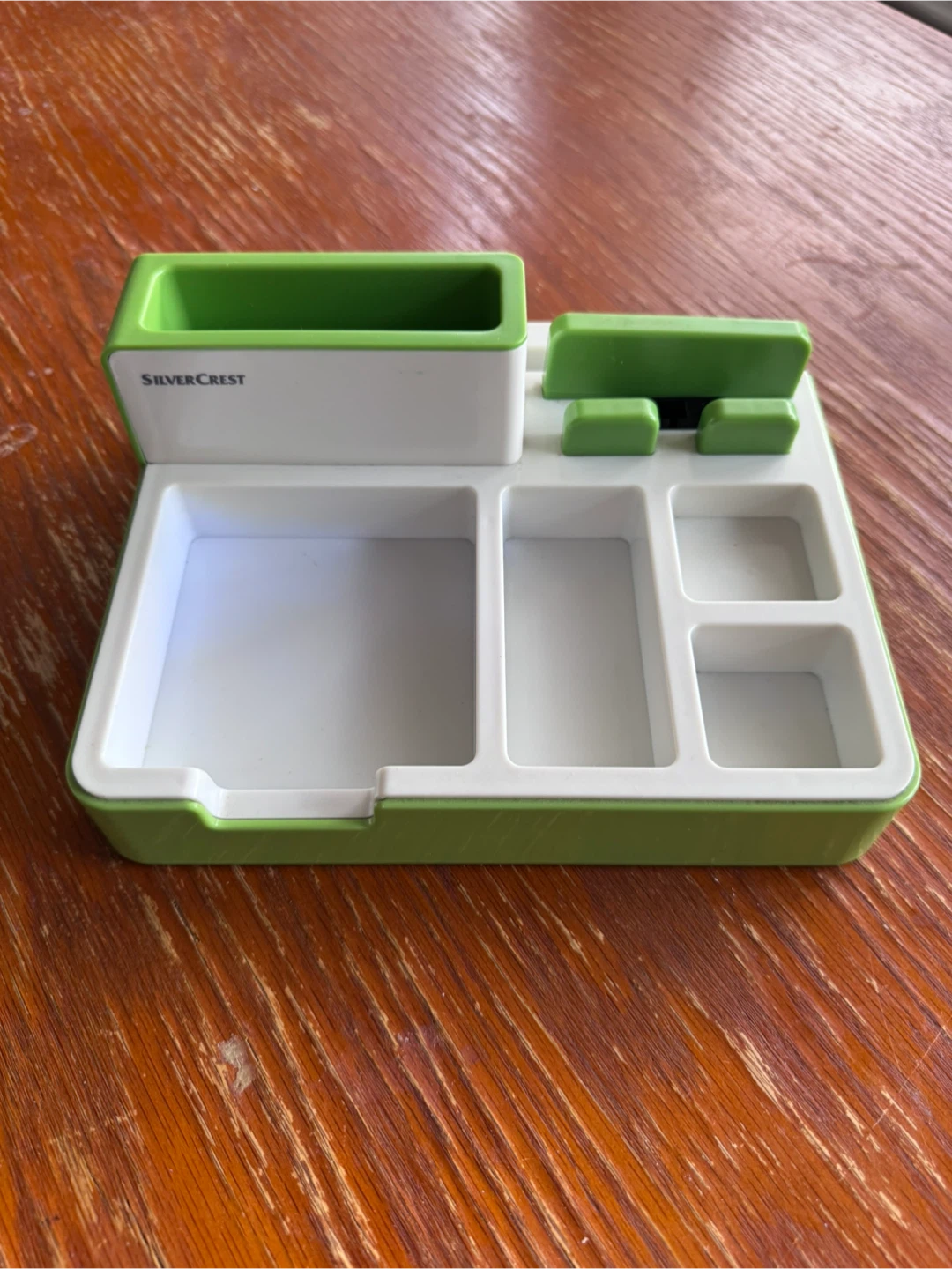 Silvercrest Desk Organizer Green and White