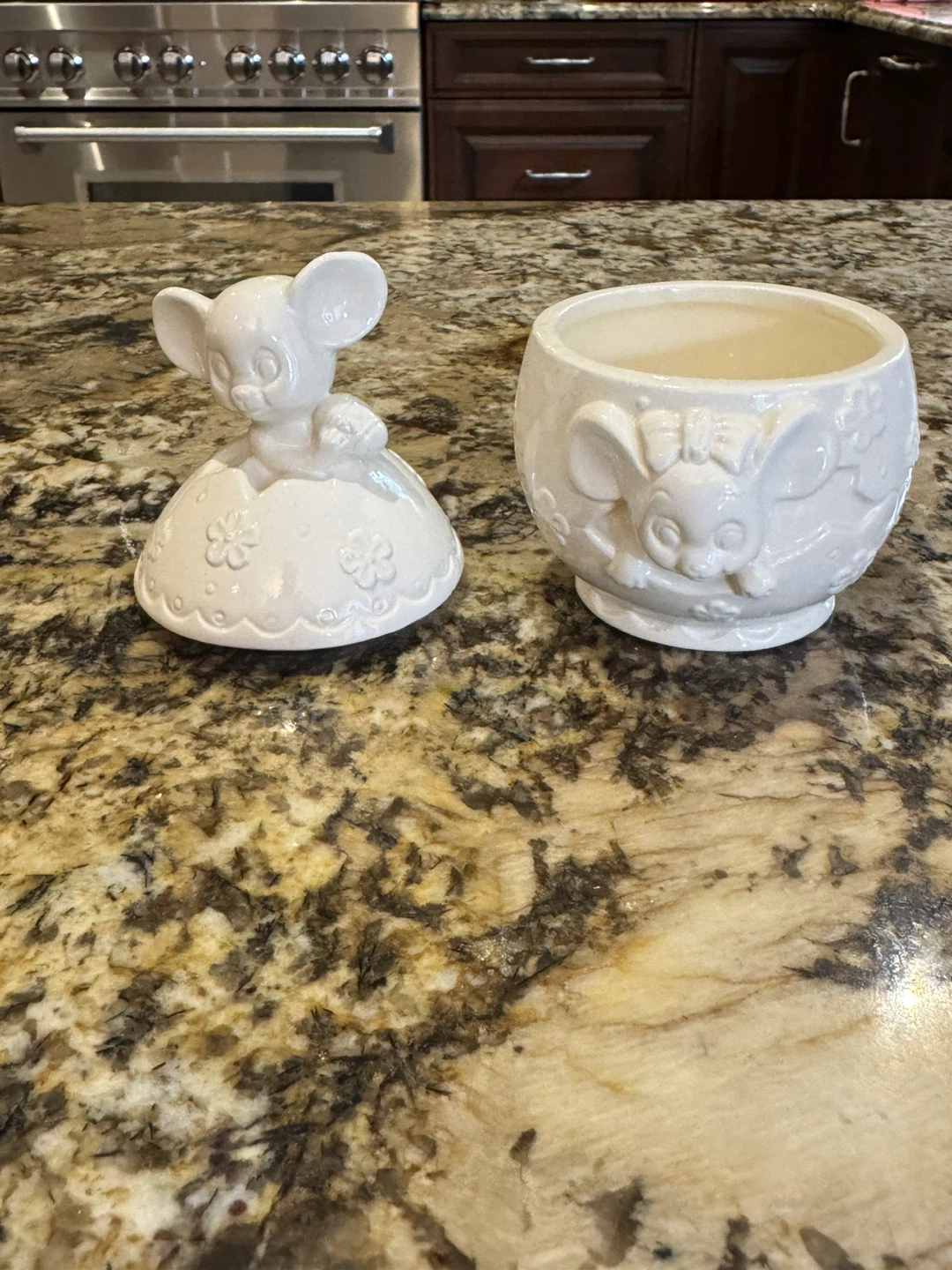 Ceramic Mouse Lidded Jar - photo 3