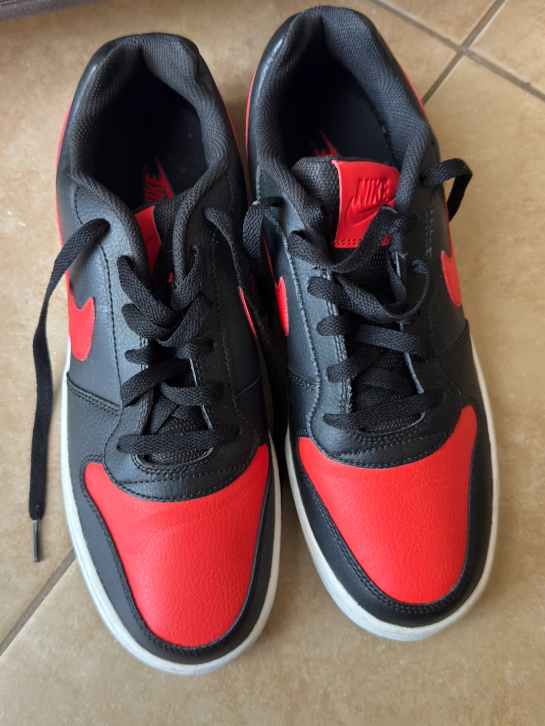 Nike Court Vision Low Black and Red - photo 2