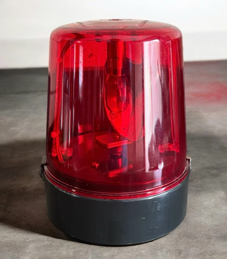 Red Rotating Beacon Party Light GUC