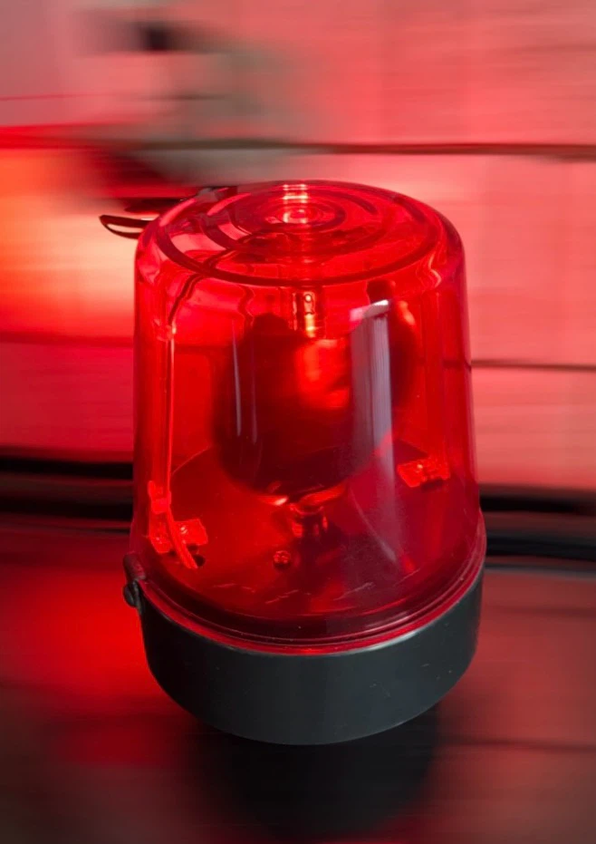 Red Rotating Beacon Party Light GUC - photo 2