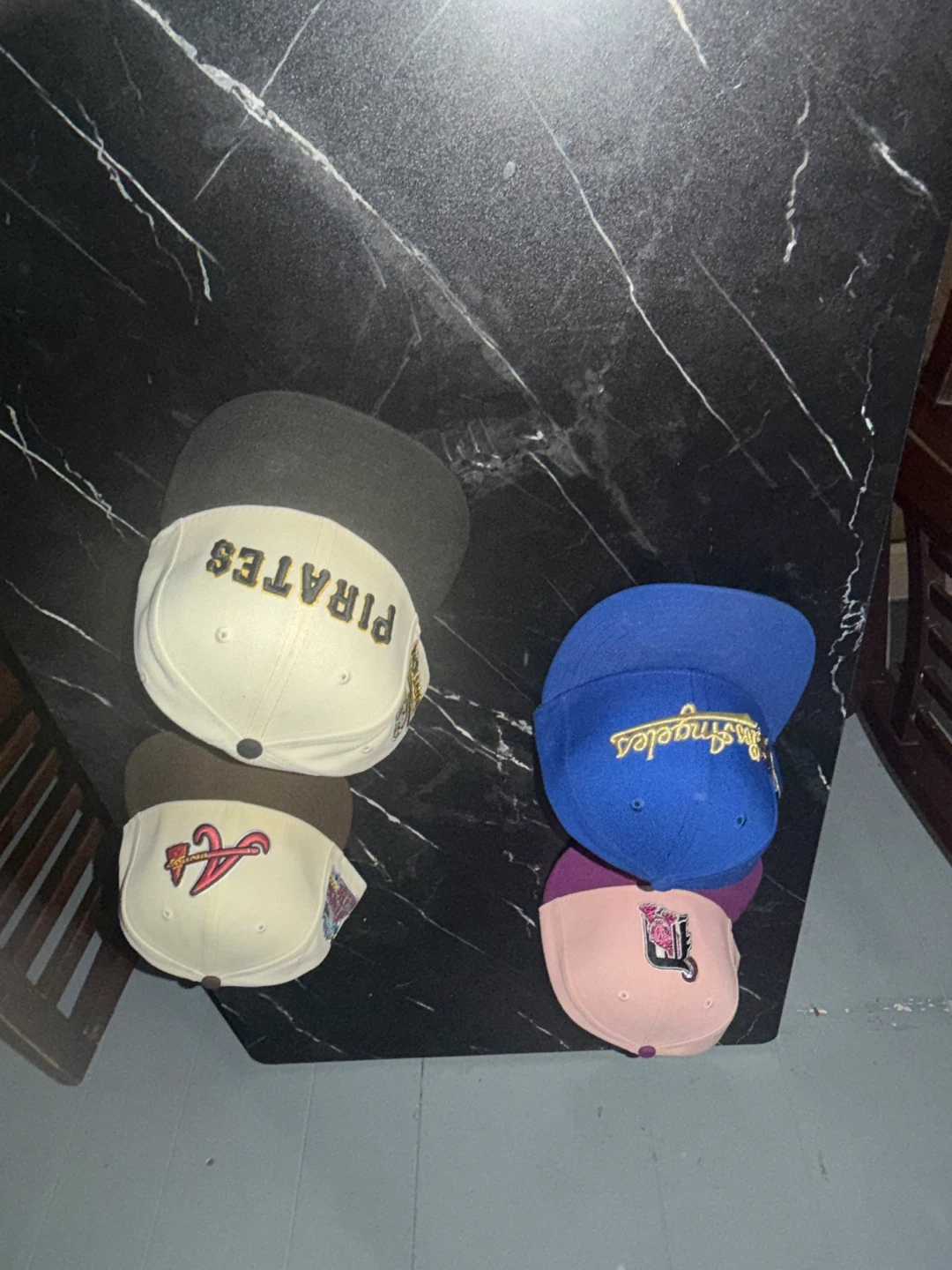 Large Collection of MLB and NFL Fitted Hats - photo 3