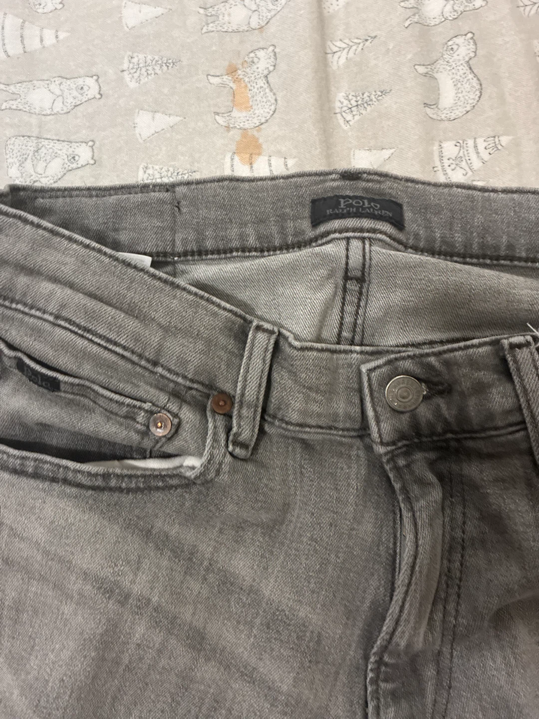 Polo Ralph Lauren Gray Jeans 33x32 - photo 2