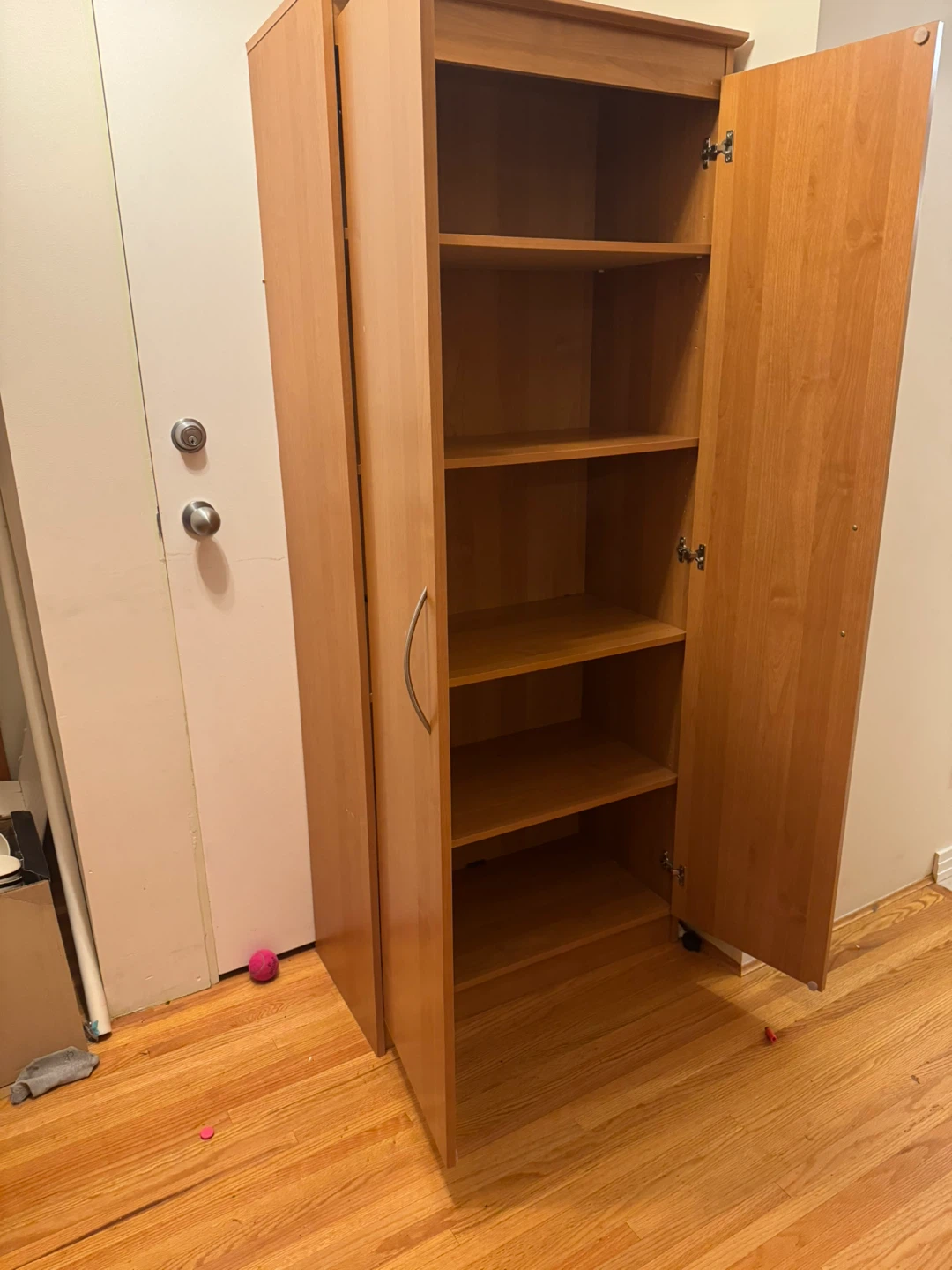Tall Wooden Wardrobe Cabinet