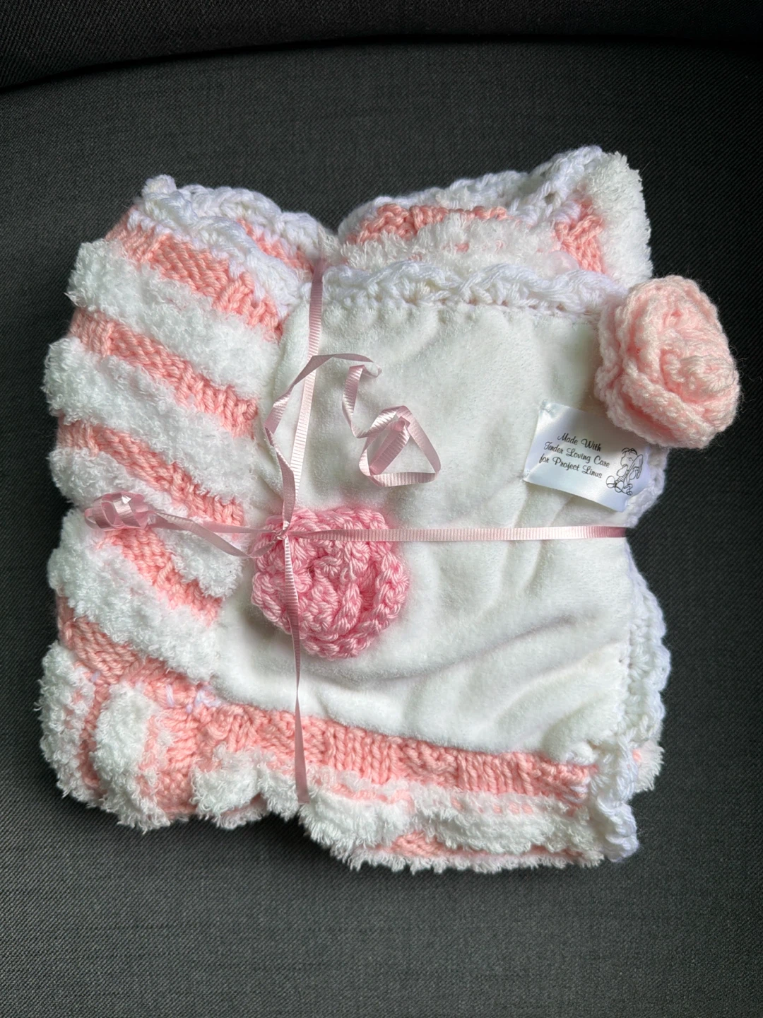 Project Linus Hand-Knitted Baby Blanket