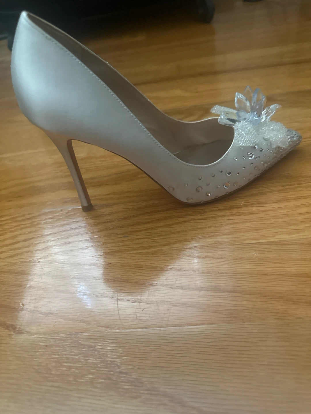 Badgley Mischka Crystal Embellished Heels - photo 3