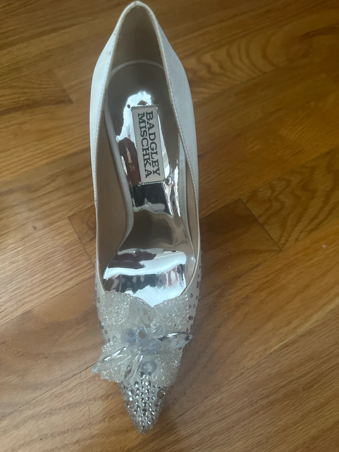 Badgley Mischka Crystal Embellished Heels - photo 5