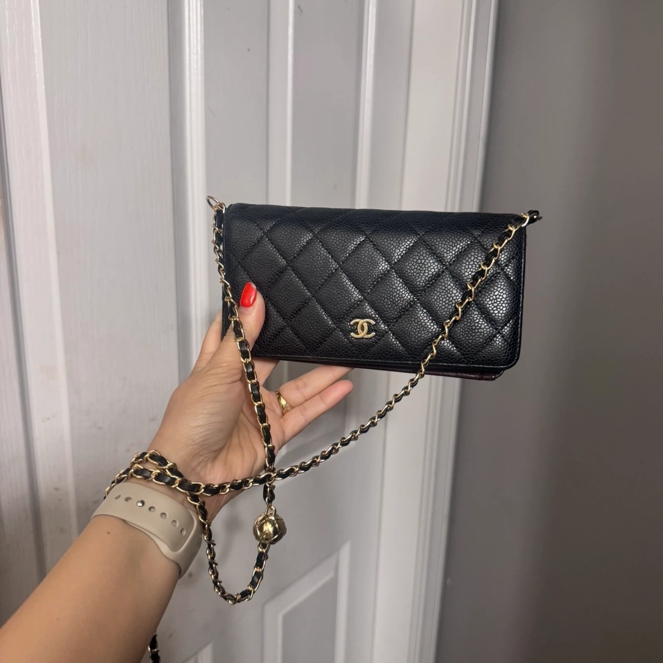 Chanel Caviar Long Wallet