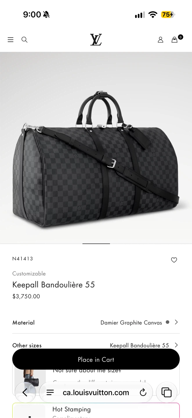 Louis Vuitton Keepall Bandouliere 55 - photo 2