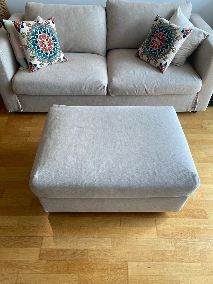 IKEA FINNALA ottoman with storage