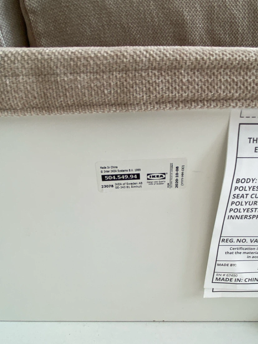 IKEA FINNALA ottoman with storage - photo 3