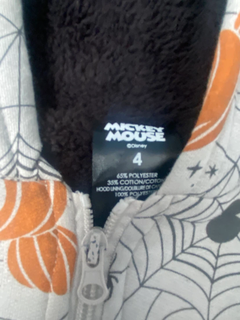 Disney Mickey Mouse Halloween Hoodie Size 4 - photo 3