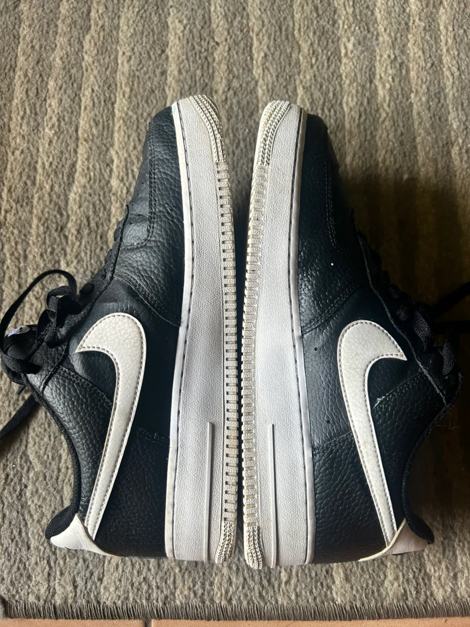 Nike Air Force 1 Black and White Sneakers - photo 3