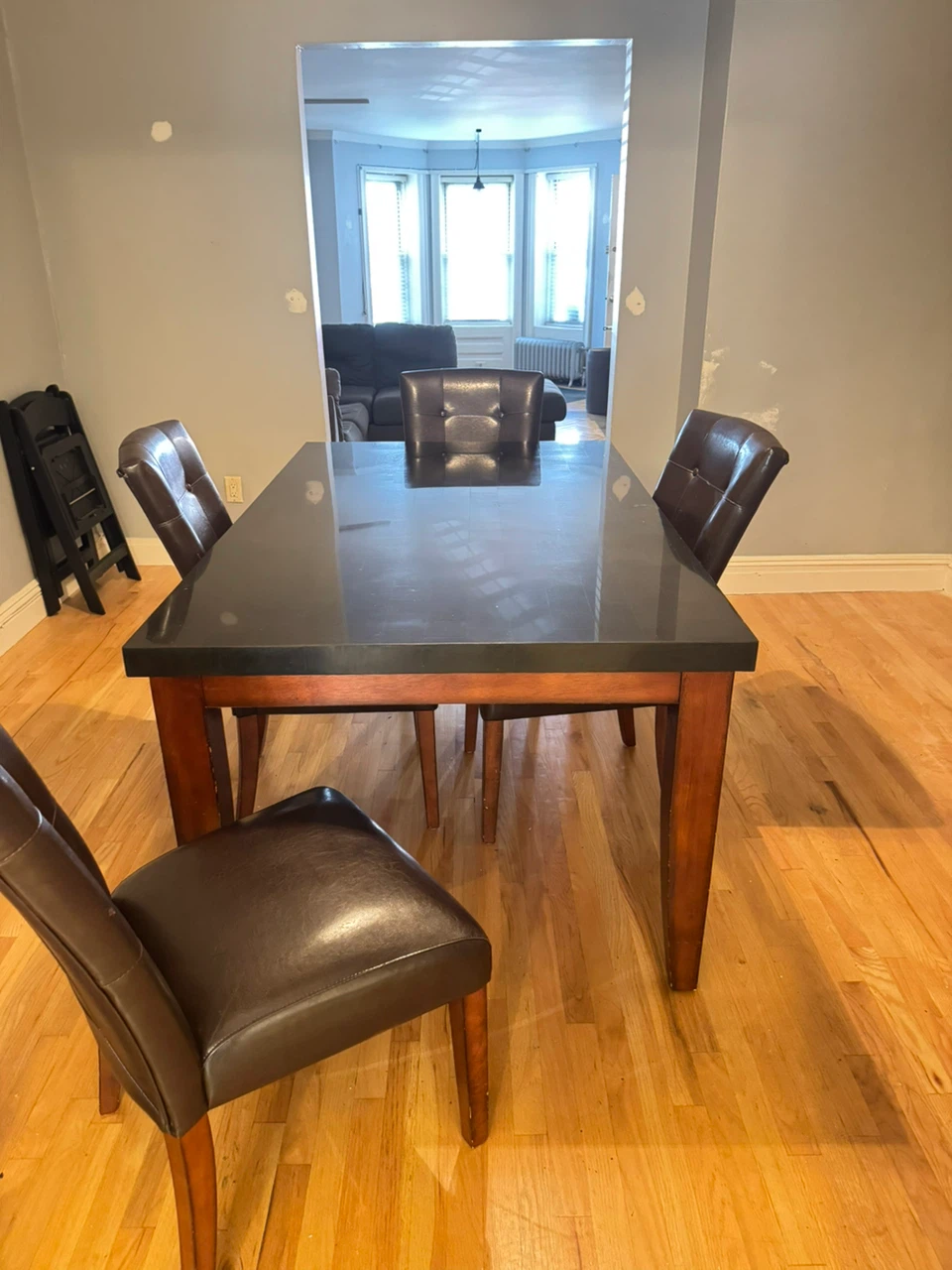 Dining room table and chairs