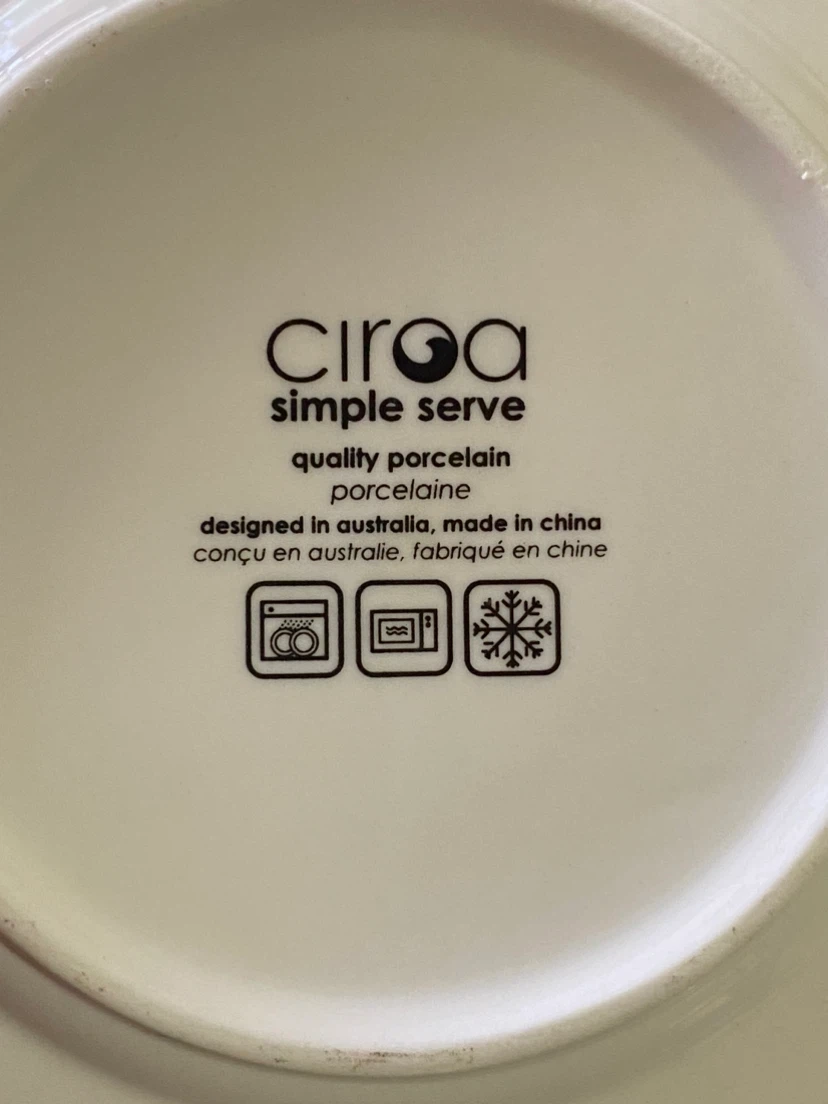 Ciroa Simple Serve Porcelain Plates - photo 3